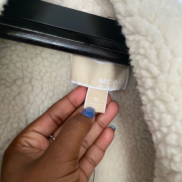 Michael Kors fur-lined leather vest - Picture 2 of 2